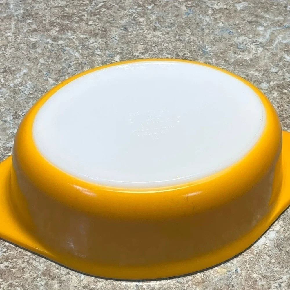 Pyrex 1.5 Quart Orange Ovenware 1960's Oval Dish